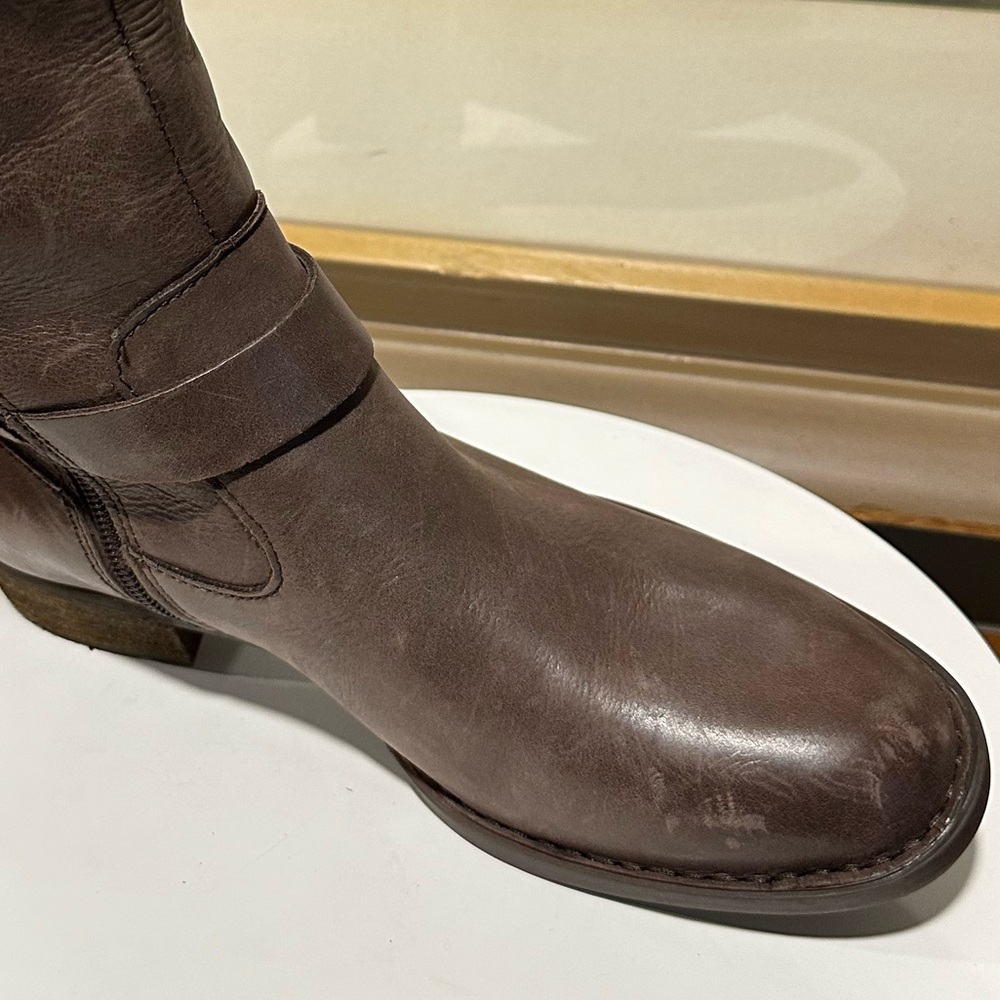 🌹BORN🌹 Saddler Tall Riding Boot Brown Size: 6M - Picture 10 of 14